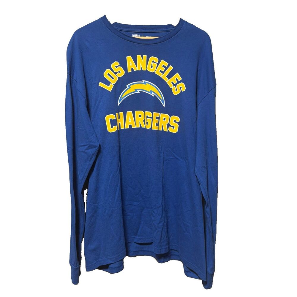 Los Angeles Chargers NFL Long Sleeve Mens T-shirt 2XL Blue Football